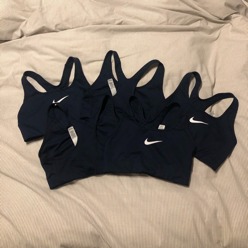 Navy Nike Drifit Sports Bra (5 total)